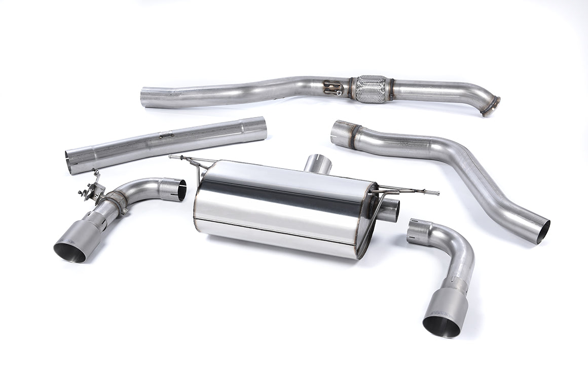 Milltek Sport Cat-back - BMW 2 Series M235i Coupé (F22) (Non xDrive) - Race system. Titanium Tips