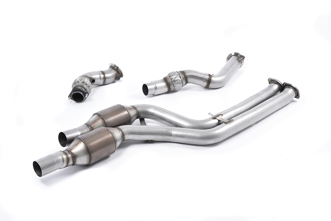 Milltek Sport Large Bore Downpipes and Hi-Flow Sports Cats - BMW 3 Series / BMW 4 Series - Fits with Milltek Sport cat back system only - Requires Lambda Extensions
