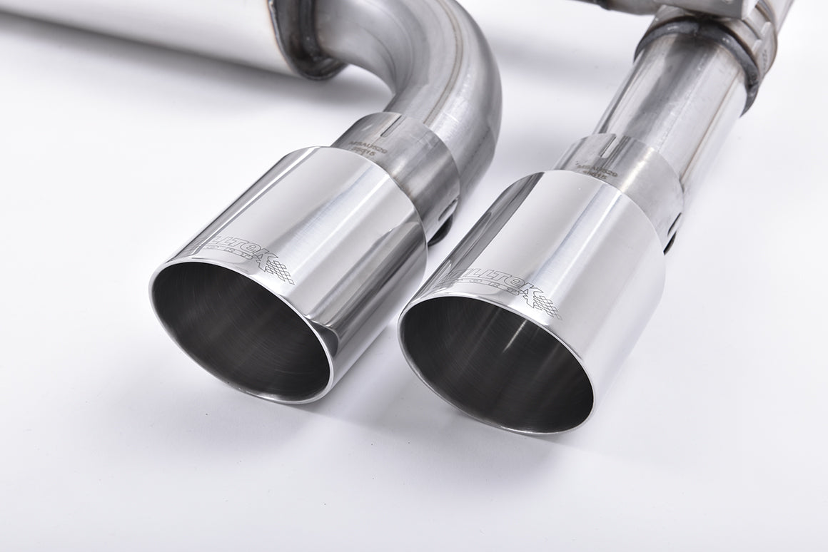 Milltek Sport BMW 2 Series M2 Cat-back, Valved, Twin GT-90 Polished (SSXBM1033) - photo 2