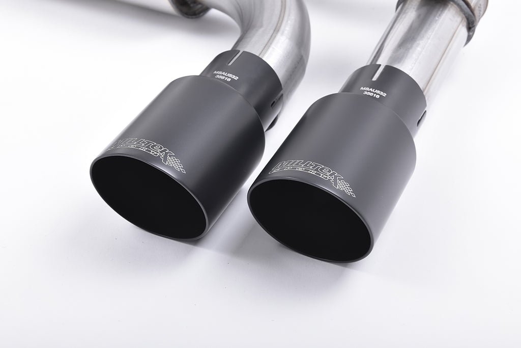 Milltek Sport BMW 2 Series M2 Cat-back, Valved, Twin GT-90 Cerakote Black (SSXBM1034) - photo 2