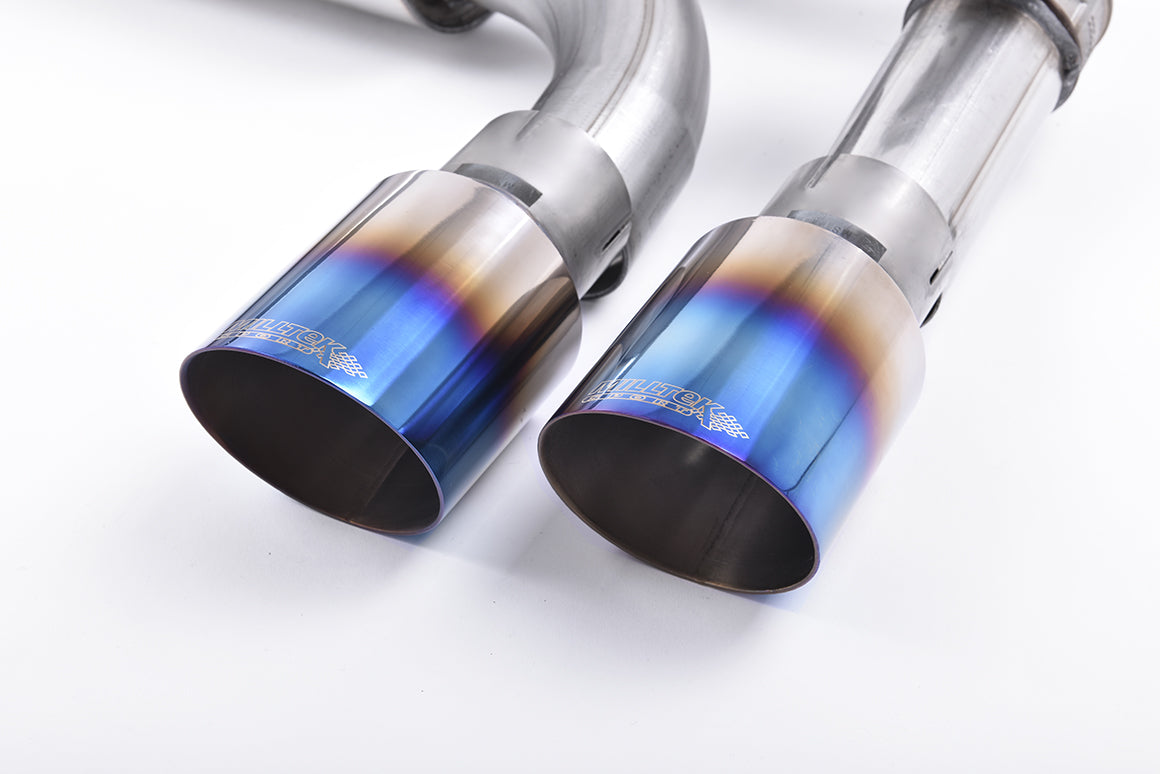 Milltek Sport BMW 2 Series M2 Cat-back, Valved, Twin GT-90 Burnt Titanium (SSXBM1036) - photo 2