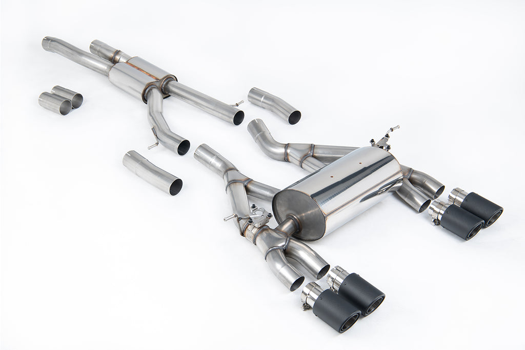 Milltek Sport BMW 3 Series / 4 Series Cat-back, Carbon (SSXBM1062)