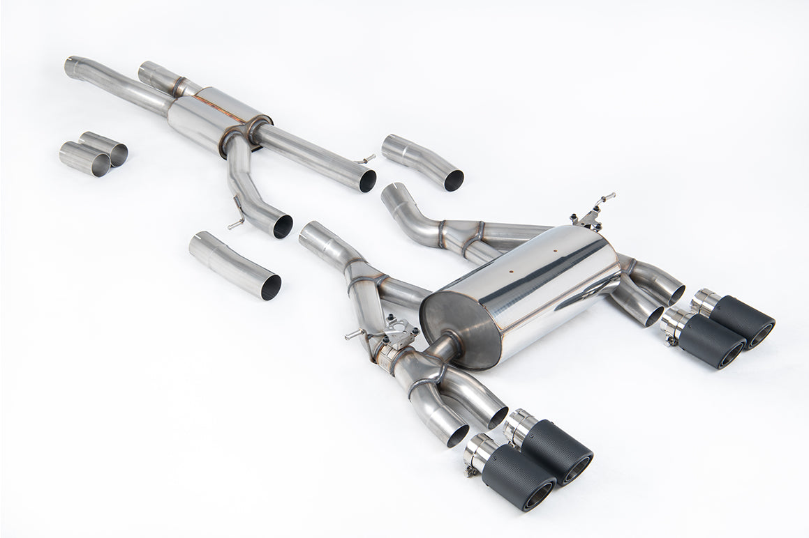 Milltek Sport BMW 3 Series / 4 Series Cat-back, Carbon (SSXBM1062)