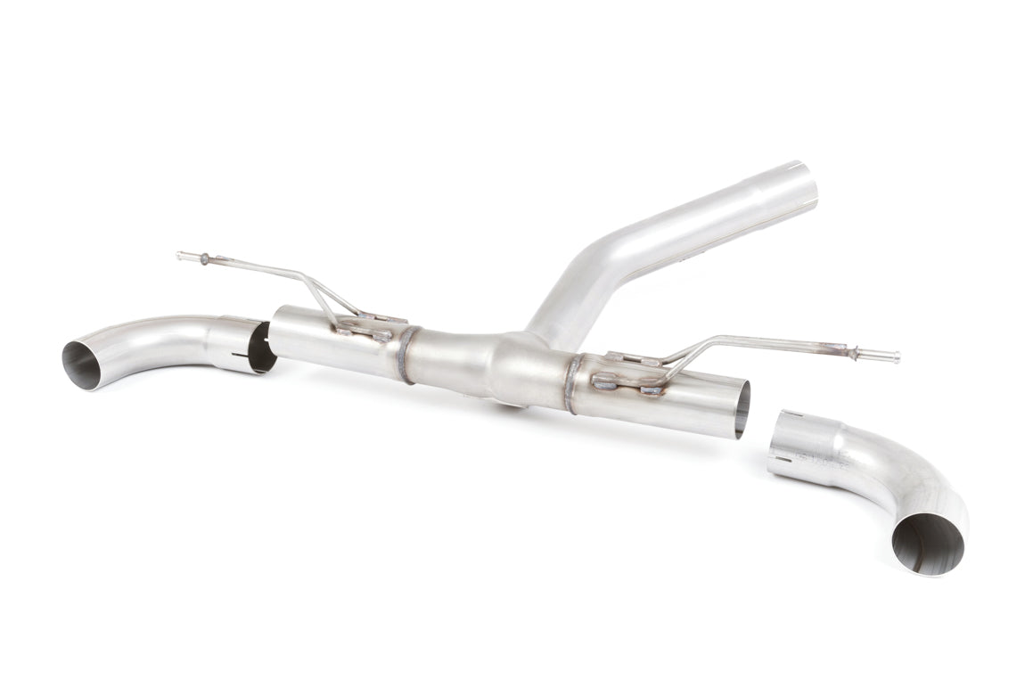 Milltek Sport Rear Silencer(s) - BMW 1 Series 120i & 125i (F20 & F21 - B48 Engine Only inc OPF Models) - Rear Silencer Bypass Non-Valved (Louder) with GT-90 Polished Trims (M135i Valance)