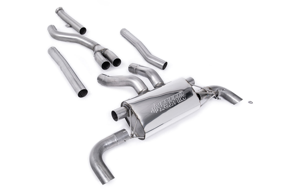 Milltek Sport BMW 3 Series / 4 Series Cat-back, OPF/GPF Bypass, fits to OE (SSXBM1160)