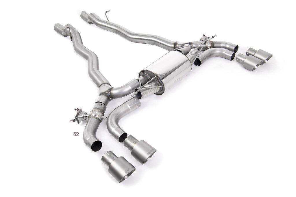 Milltek Sport BMW 5 Series Axle Back, GT-100 Brushed Titanium (SSXBM1176)