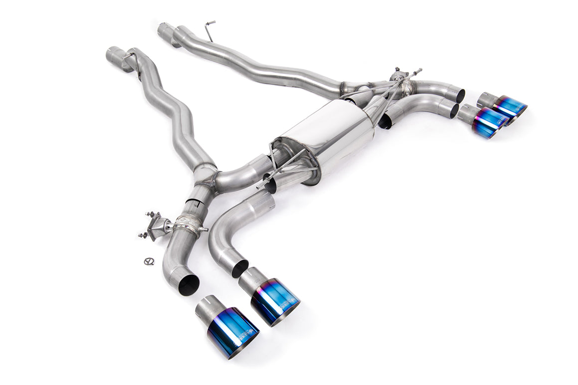 Milltek Sport BMW 5 Series OPF/GPF-back, GT-100 Burnt/Blue Titanium (SSXBM1177)