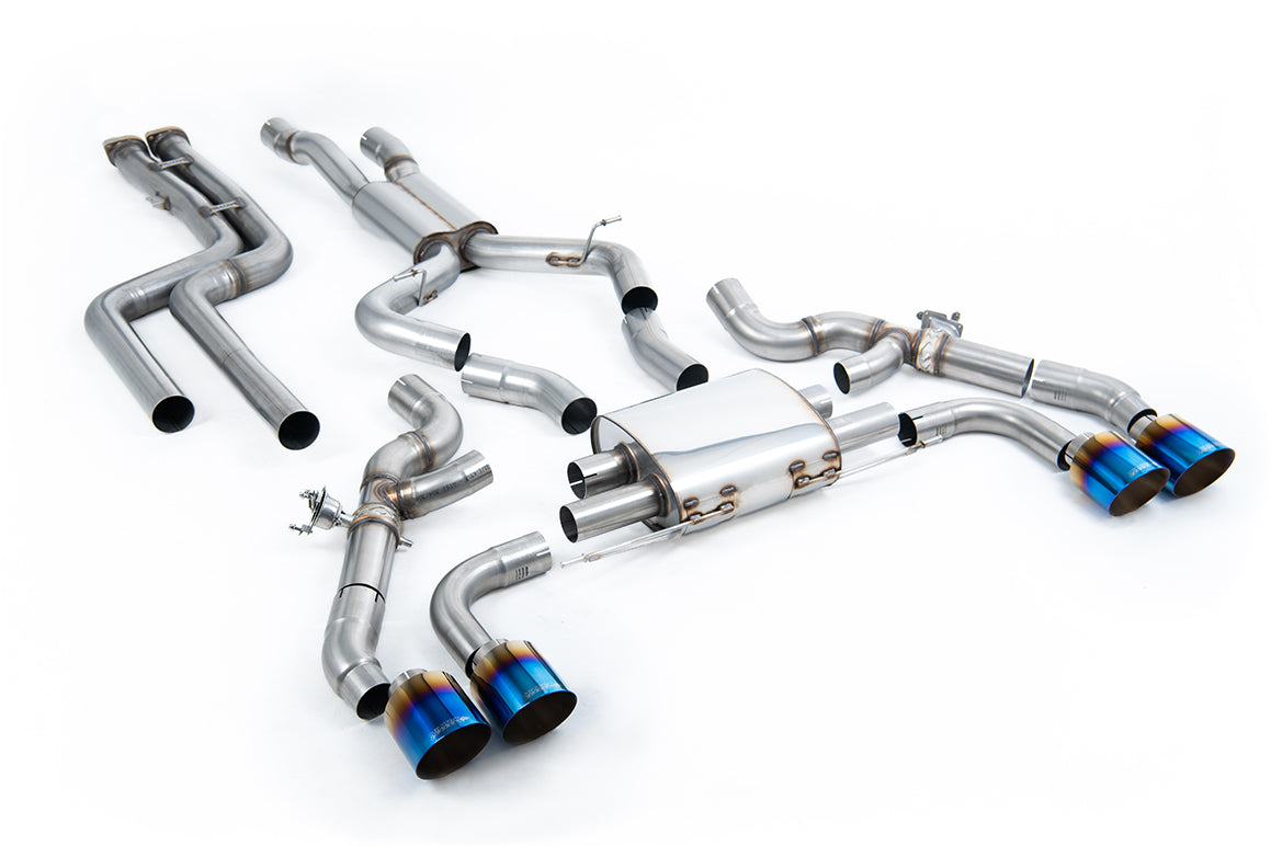 Milltek Sport BMW X3 Cat-back, Non-Res GT-115 Titanium (SSXBM1217)