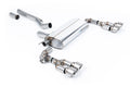 Milltek Sport BMW 1 Series M135i xDrive 5 Door OPF/GPF-back, Quad GT-100 Brushed Titanium (SSXBM1246)
