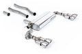 Milltek Sport BMW 1 Series 128ti 5 Door OPF/GPF-back, Quad GT-100 Brushed Titanium (SSXBM1250)
