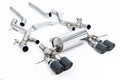 Milltek Sport BMW 2 Series M2 Secondary Cat-back, Non-Res, JET-115 Carbon (SSXBM1305)