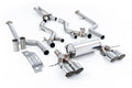 Milltek Sport BMW 2 Series M2 Cat-back, Resonated, GT-115 Polished (SSXBM1311)