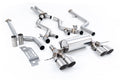 Milltek Sport BMW M2 G87 Cat-back, Resonated GT-115 Brushed Titanium, Non-GPF (SSXBM1313)