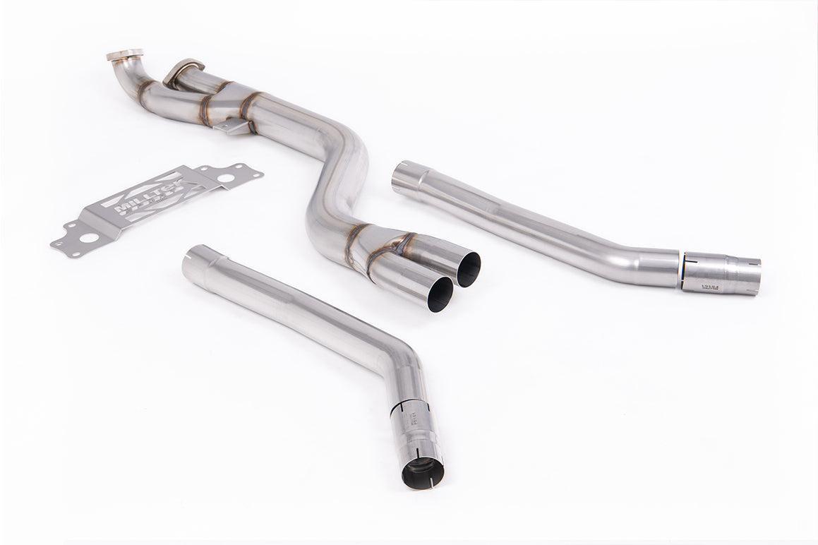 Milltek Sport BMW 2 Series M2 Secondary Catalyst Bypass, Non-Resonated (SSXBM1329)