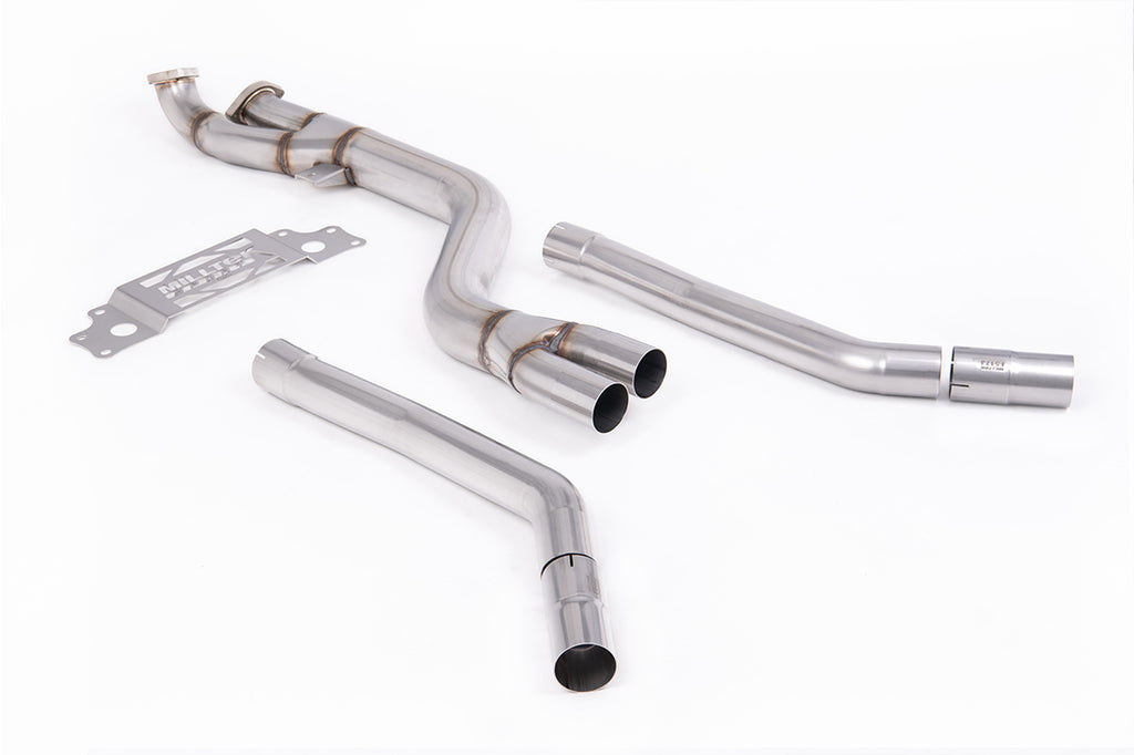 Milltek Sport BMW 2 Series M2 Secondary Catalyst Bypass, Non-Resonated (SSXBM1330)