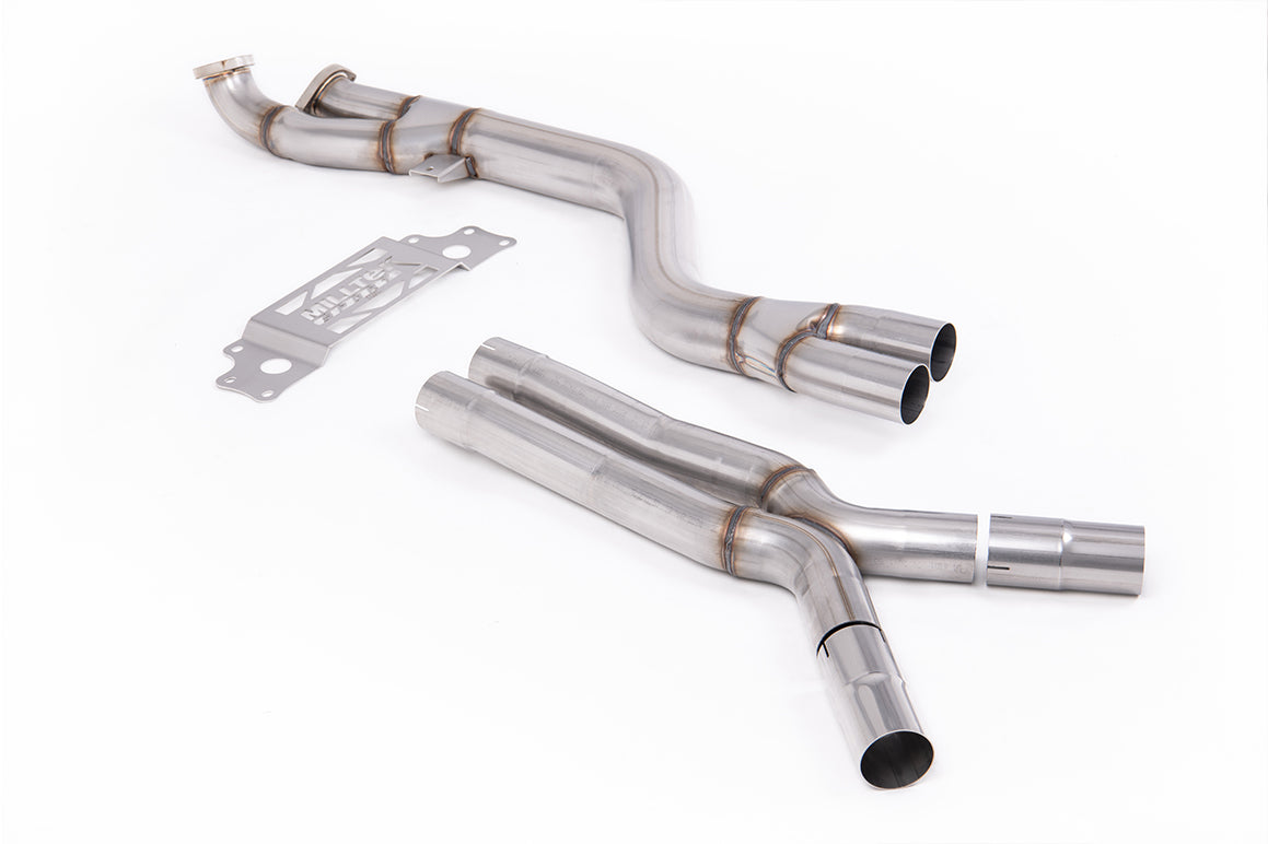 Milltek Sport BMW 2 Series M2 Secondary Catalyst Bypass, Non-Resonated (SSXBM1332)