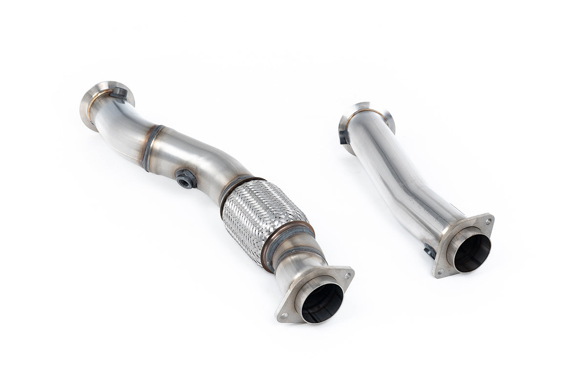 Milltek Sport Large-bore Downpipes and Cat Bypass Pipes - BMW 2 Series / BMW 3 Series / BMW 4 Series - Decat Downpipes (Requires Stage 2 ECU Remap) - Fits to OE or Milltek 102mm Mid Pipes