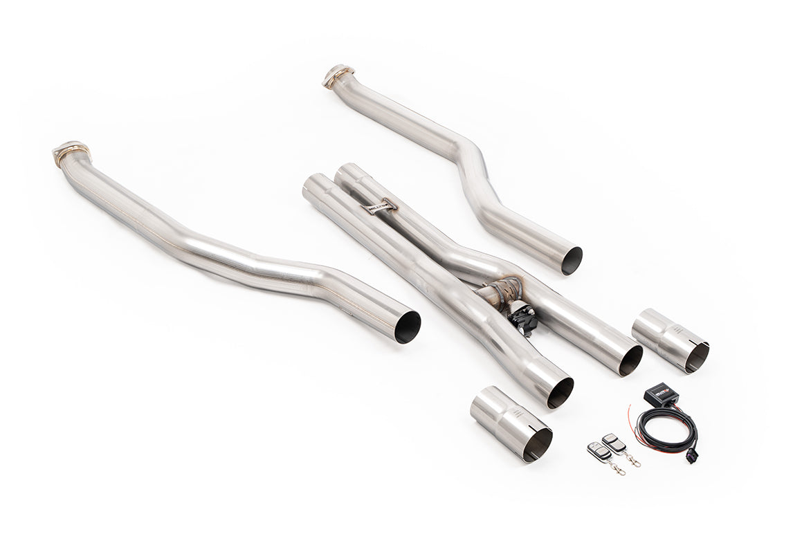 Milltek Sport Secondary Catalyst Bypass - BMW 5 Series M5 4.4l Twin Turbo Hybrid G90 & G99 (NAS/ROW Spec Vehicles) - Fits to Milltek Axle Back and Downpipes Only