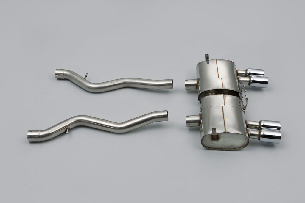 Milltek Sport BMW 3 Series Cat-back, Non-Valved, Polished (SSXBM931)