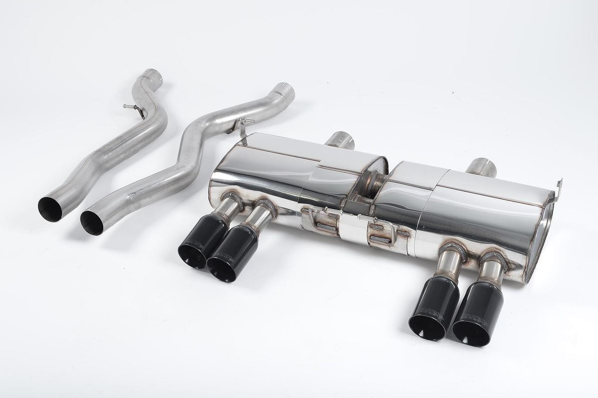 Milltek Sport BMW 3 Series Cat-back, Non-Valved, Cerakote Black (SSXBM941)