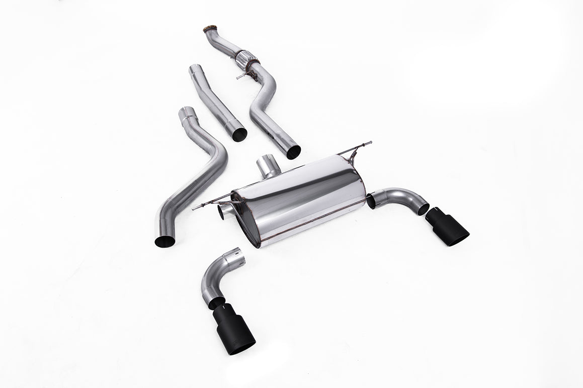 Milltek Sport BMW 1 Series Cat-back, Ceramic Black (SSXBM965)