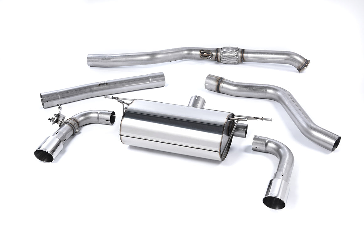 Milltek Sport BMW 2 Series M235i Cat-back, Race, Polished (SSXBM989)