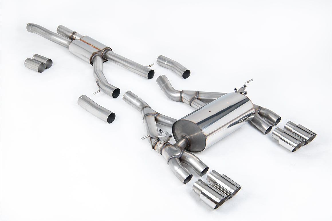 Milltek Sport BMW 3 Series / 4 Series Cat-back, Polished (SSXBM992)