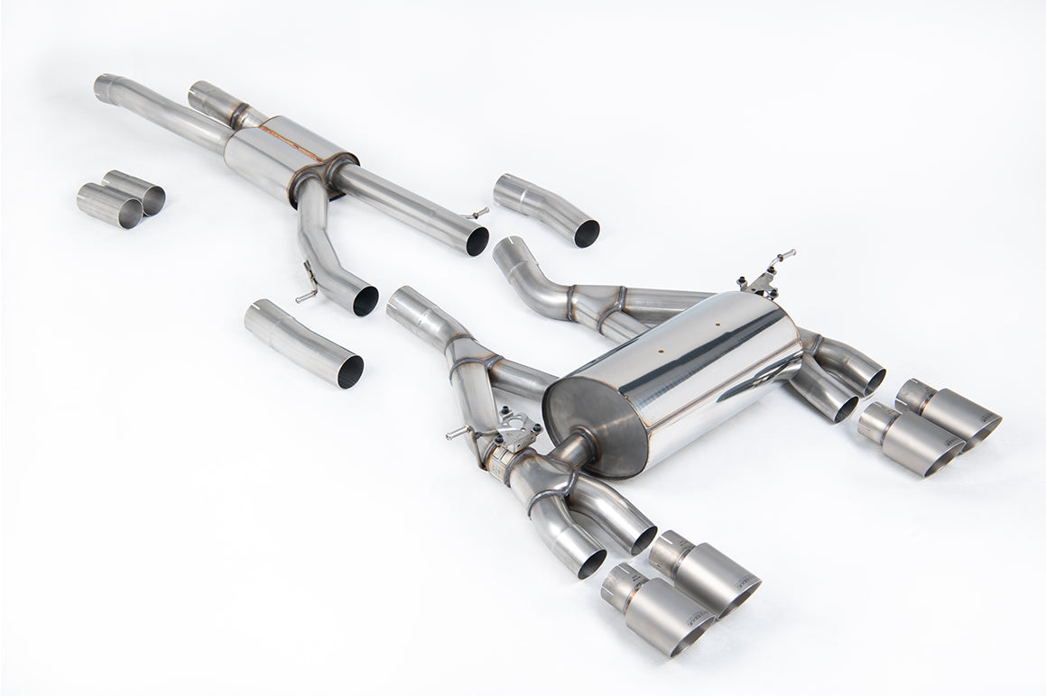 Milltek Sport BMW 3 Series / 4 Series Cat-back, Race, Titanium (SSXBM997)