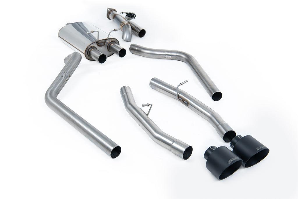 Milltek Sport Dodge / RAM 1500 Cat-back, Valved, Cerakote Black (SSXDOD107)