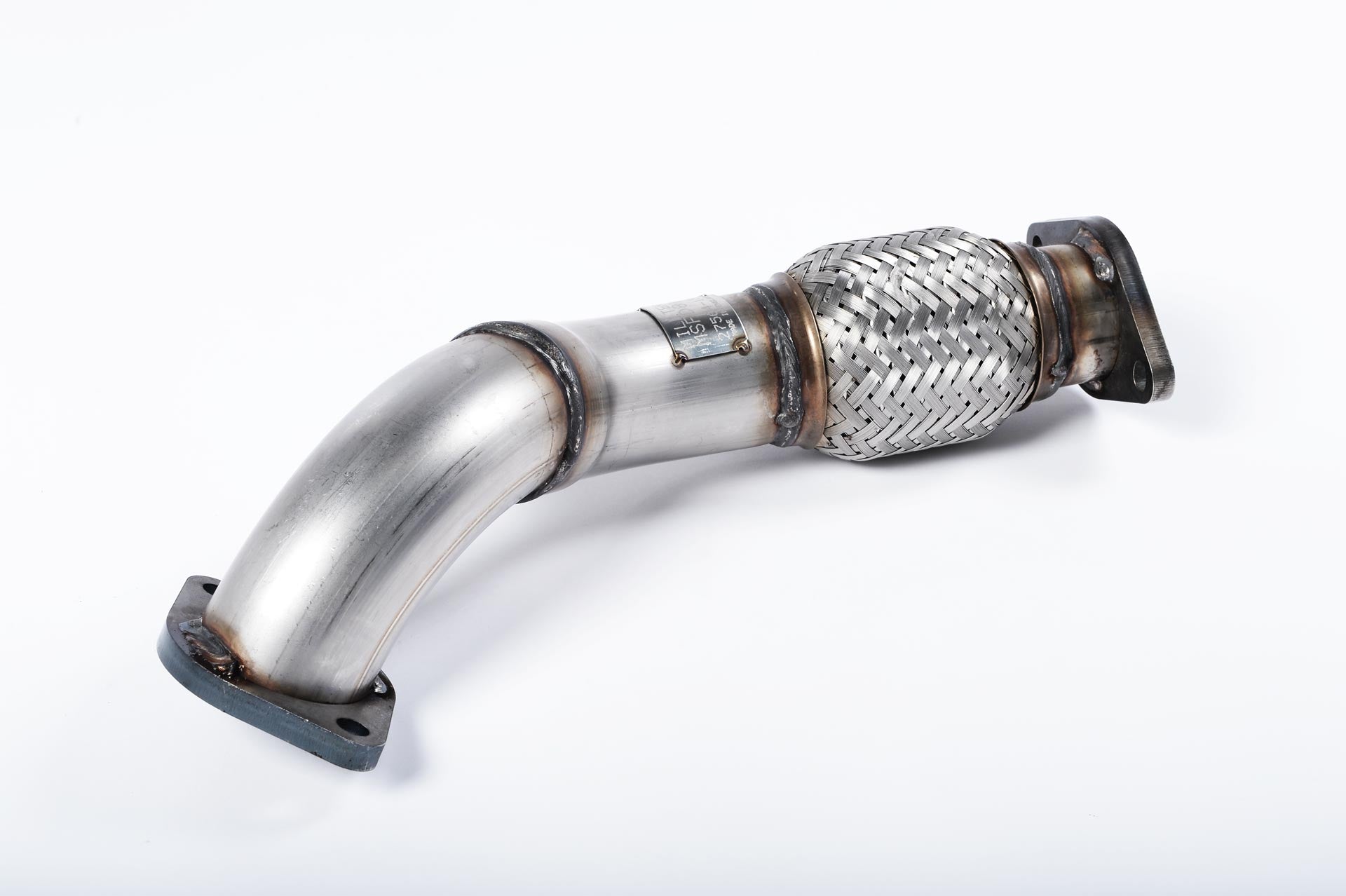 Milltek Sport Flexible Pipe - Ford Fiesta Mk6 ST 150 - For use with the standard Ford OE manifold removes the restrictive over axle pipe
