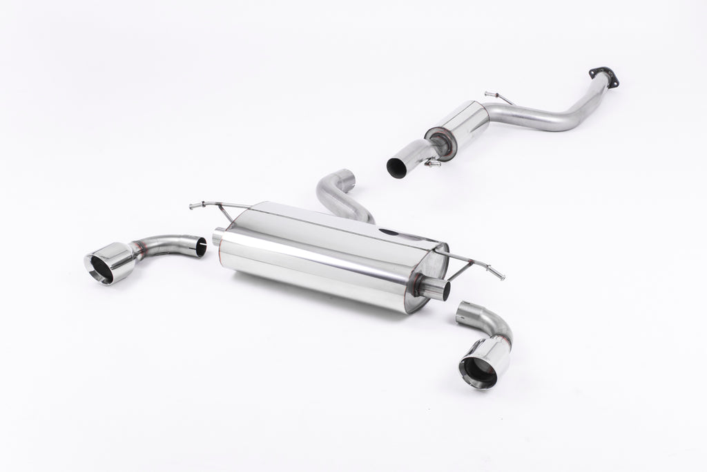 Milltek Sport Ford Focus Mk2 ST Cat-back, Resonated, GT-100 Polished (SSXFD075)