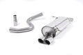 Milltek Sport Ford Fiesta MK7 Front Pipe-back, For fitment with OEM downpipe and catalyst (SSXFD084)