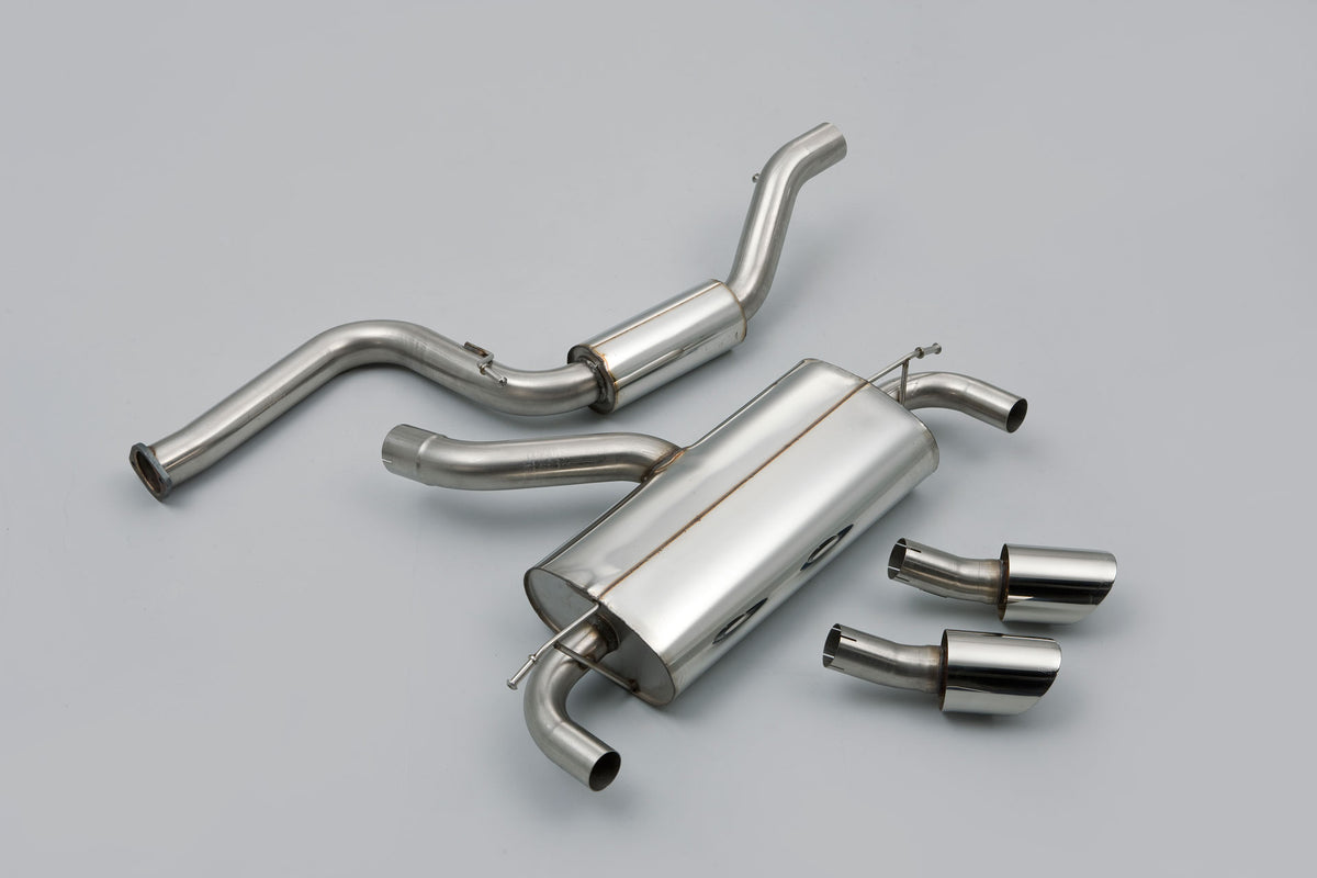 Milltek Sport Cat-back - Ford Focus MK2 RS 2.5T 305PS - EC Type-Approved Resonated Road System