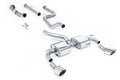 Milltek Sport Ford Focus MK2 RS Turbo-back excluding Hi-Flow Sports Cat, Non-Res (SSXFD087)