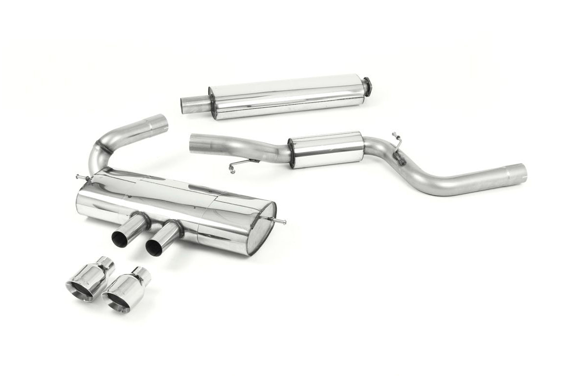 Milltek Sport Ford Focus Mk3 ST Cat-back, Resonated, Polished (SSXFD094)
