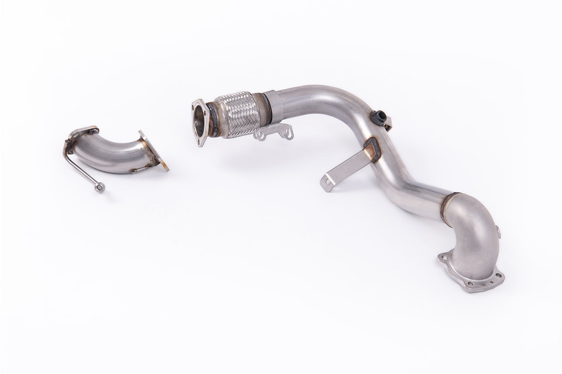 Milltek Sport Large-bore Downpipe and De-cat - Ford Fiesta Mk7/Mk7.5 1.0T EcoBoost (100/125/140PS) - Requires a Stage 2 ECU remap and must be fitted with the OE Cat Back system