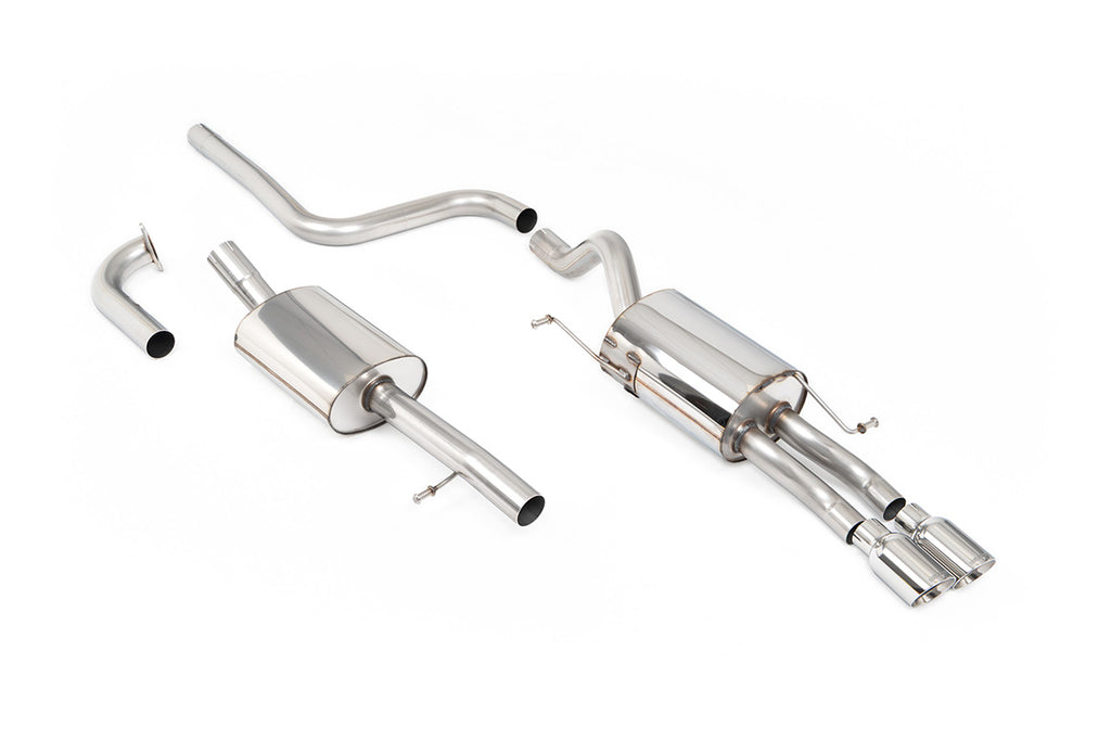 Milltek Sport Ford Fiesta Mk7/Mk7.5 Cat-back, Resonated, Polished (SSXFD108)