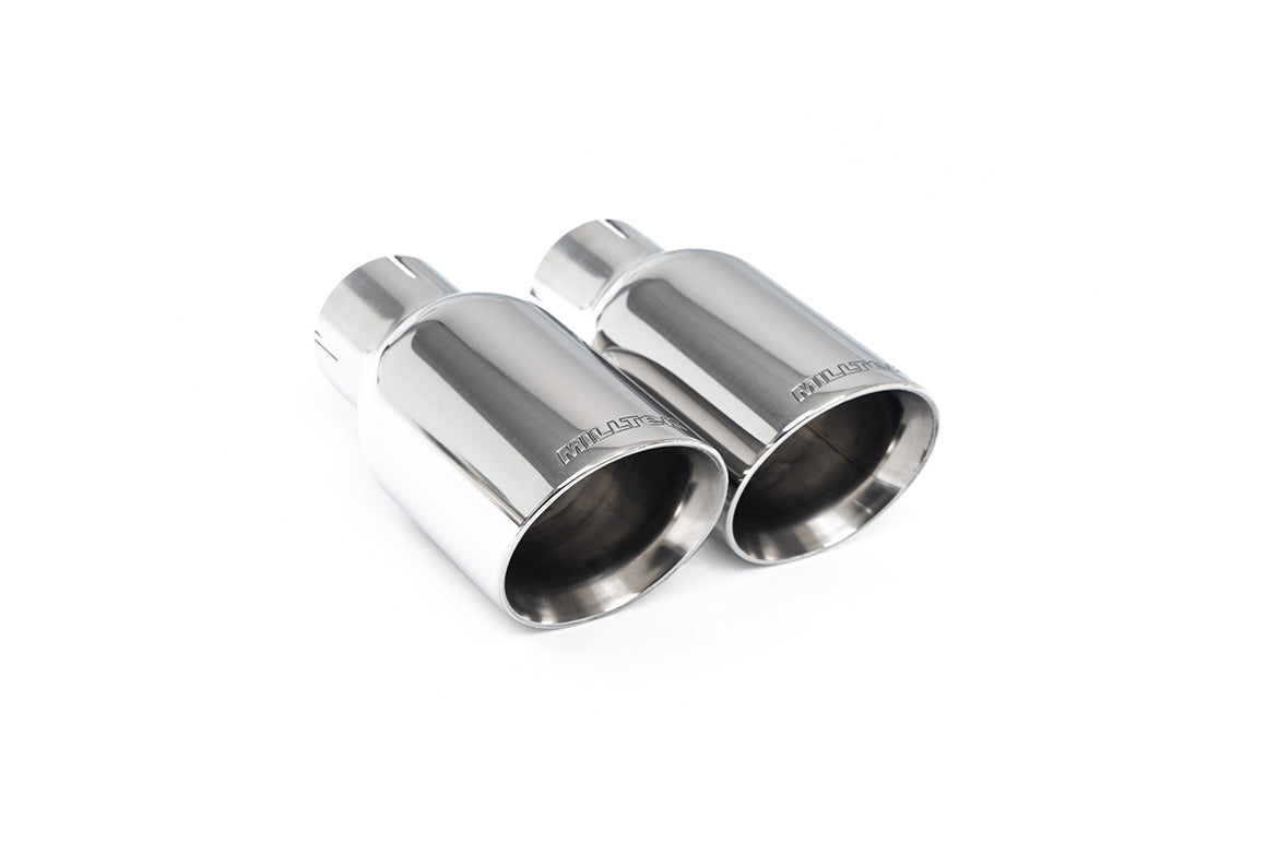 Milltek Sport Cat-back - Ford Fiesta Mk7/Mk7.5 1.0T EcoBoost (100/125/140PS) - Resonated (quieter). Polished Tips. Requires Fiesta Zetec S rear valance (part number 1833264) available from your local Ford dealer