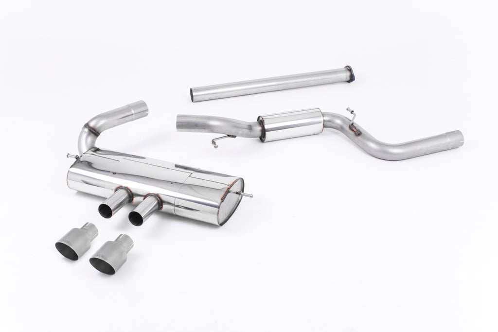 Milltek Sport Ford Focus Mk3 ST Cat-back, Non-Resonated, Titanium (SSXFD121)