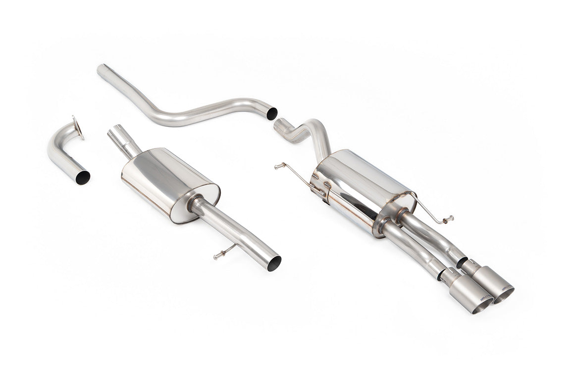 Milltek Sport Cat-back - Ford Fiesta Mk7/Mk7.5 1.0T EcoBoost (100/125/140PS) - Resonated (quieter). Titanium Tips. Requires Fiesta Zetec S rear valance (part number 1833264) available from your local Ford dealer