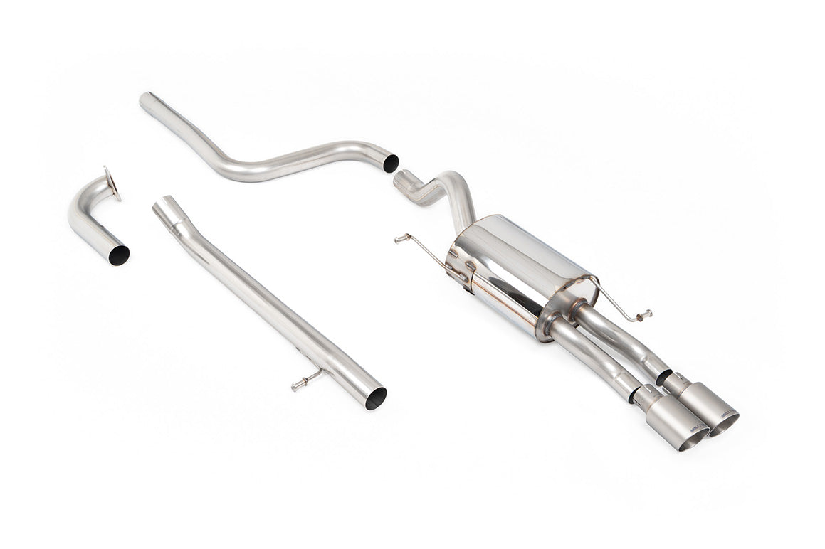 Milltek Sport Cat-back - Ford Fiesta Mk7/Mk7.5 1.0T EcoBoost (100/125/140PS) - Non-resonated (louder). Titanium Tips. Requires Fiesta Zetec S rear valance (part number 1833264) available from your local Ford dealer
