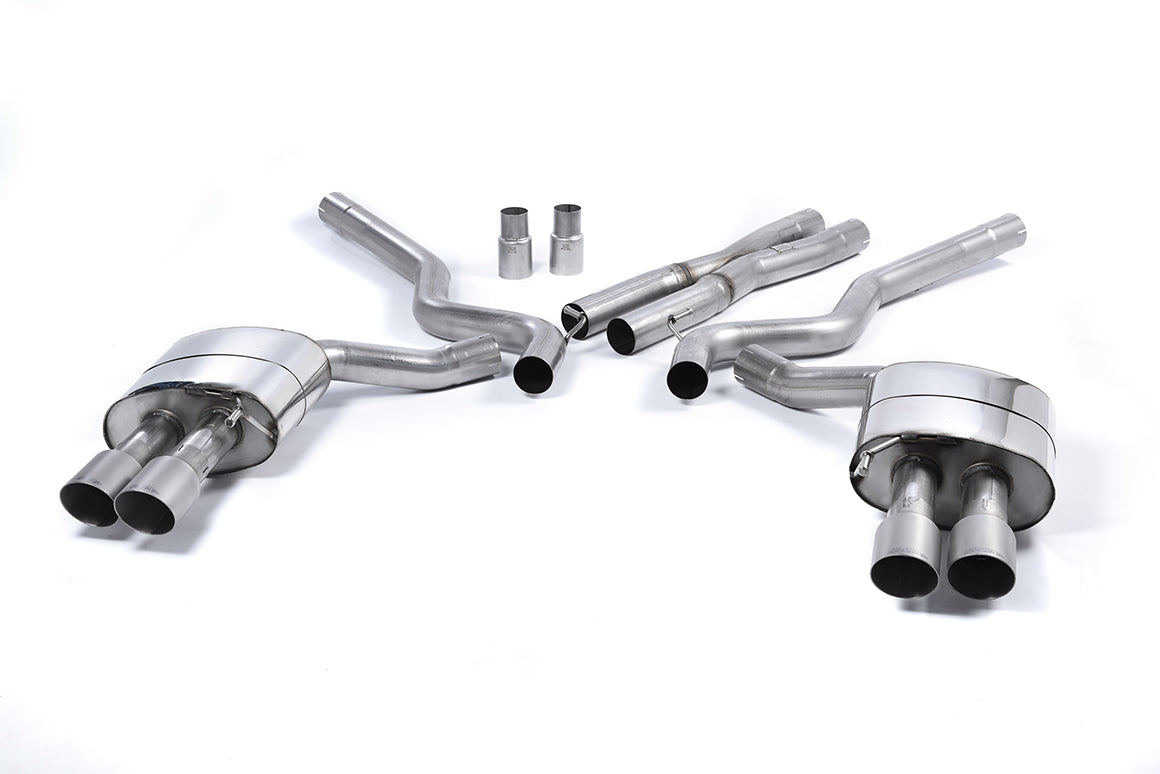 Milltek Sport Ford Mustang Cat-back, Quad GT-90 Titanium (SSXFD159)
