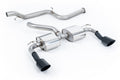 Milltek Sport Ford Focus MK2 RS Cat-back, Non-Resonated, Cerakote Black (SSXFD165)