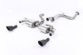 Milltek Sport Ford Focus MK2 RS Cat-back, Resonated, Cerakote Black (SSXFD166)