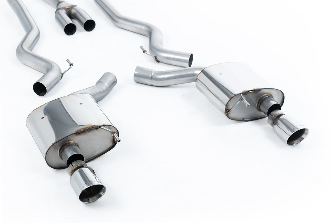 Milltek Sport Ford Mustang Cat-back, Non-Resonated, Dual GT-100 Polished (SSXFD175) - photo 2