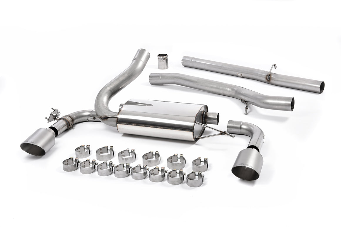 Milltek Sport Ford Focus Mk3 RS Cat-back, GT-115 Titanium (SSXFD185)