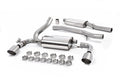 Milltek Sport Ford Focus Mk3 RS Cat-back, Resonated, GT-115 Titanium (SSXFD188)