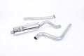 Milltek Sport Ford Fiesta Mk7/Mk7.5 ST Cat-back, Non-Res, Race, Burnt Titanium (SSXFD198)