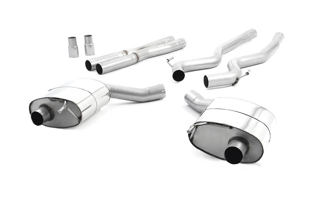 Milltek Sport Ford Mustang Cat-back, Dual GT-100 Burnt Titanium (SSXFD219)