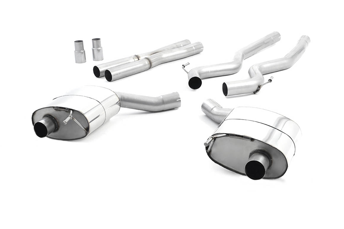 Milltek Sport Ford Mustang Cat-back, Dual GT-100 Burnt Titanium (SSXFD219)